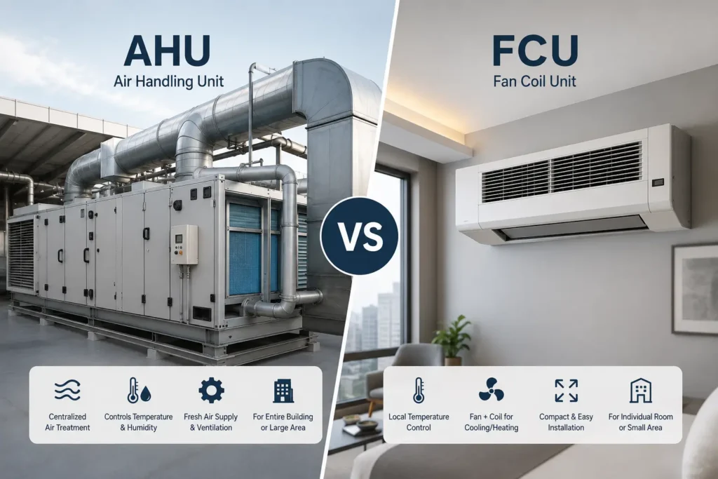 ahu vs fcu