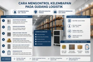 Cara mengontrol kelembapan gudang logistik