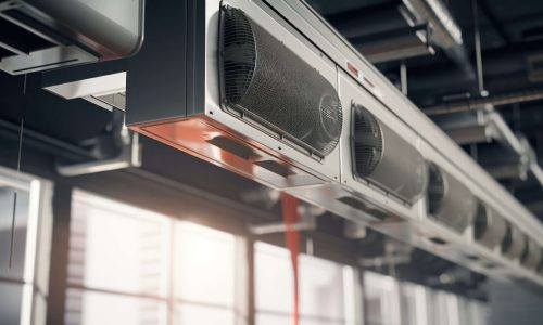 Complex air filters diligently purify indoor air.